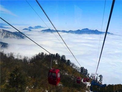 西岭雪山景区游览图